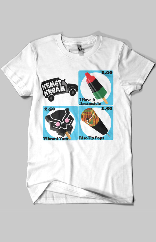 Kids Black Ice Cream Tee